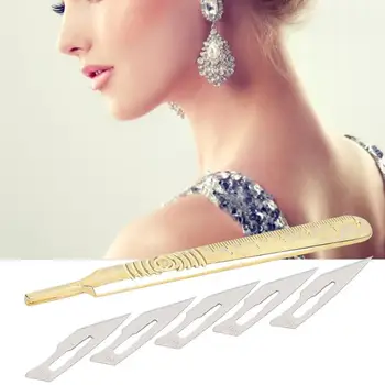 

High Quality Jewelry Engraving Knife Blades Handle Surgical Scalpel Handle Blades Set (Handle + Blade) Jewellery Making Tool