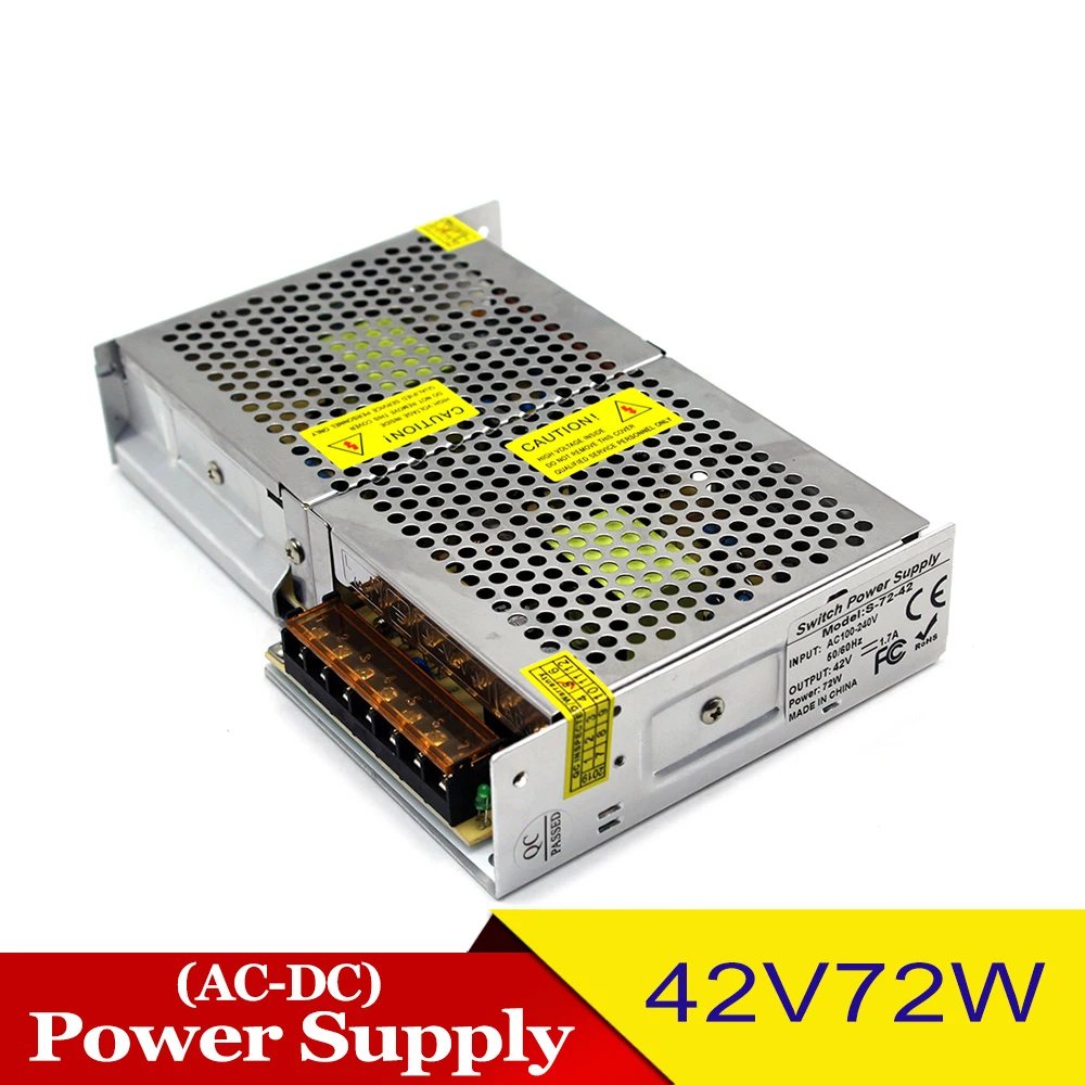 DC42V импульсный источник питания DC 42V 72W Питания SMPS для Светодиодный рекламной