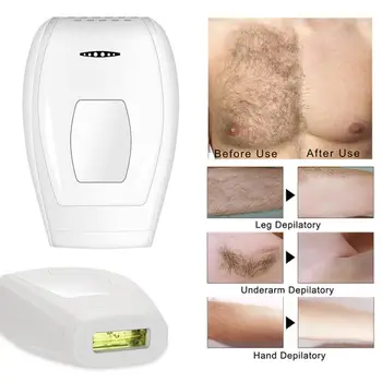 

1pcs Home Hold Depilatory Laser Mini Hair Epilator Permanent Hair Removal IPL System Shot Light Pulses Whole Body Hair Remover