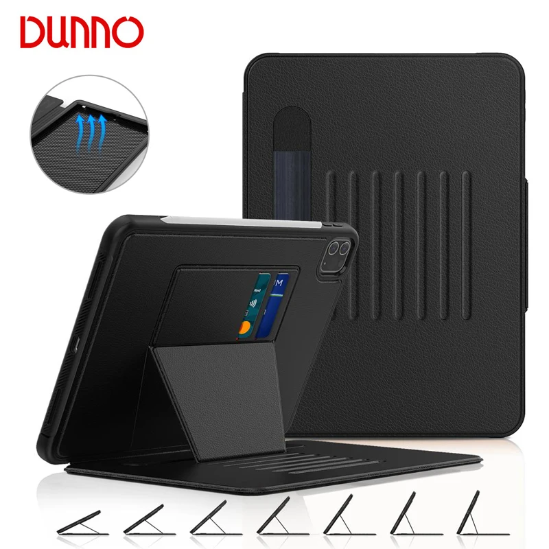 

For 2020 iPad Pro 11 2th Generation Case With Pencil Holder For 2018 iPad 11 Magnet Attraction Smart Cover 7 Positions Stand