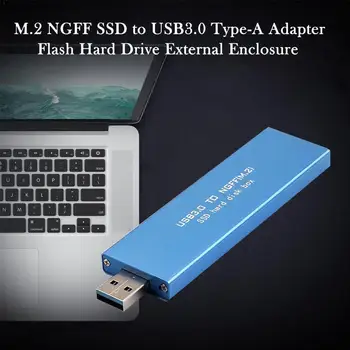 

USB 3.0 to m. 2 (NGFF) SSD external storage box support rate up removable box hard 5Gbps disk transmission to M8G8