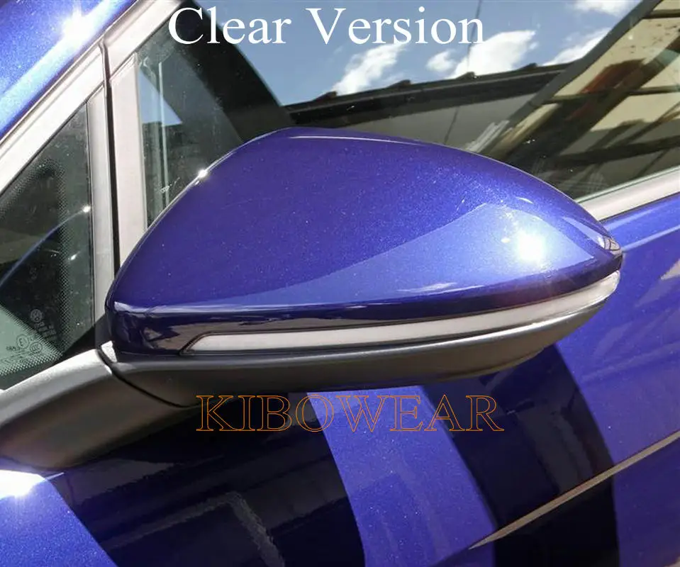 Dynamische Helle LED Blinker Kristall für VW Golf MK7 GTI 7 7,5 R Rleitung  GTD Spiegel Licht wasser fließt klar version - AliExpress