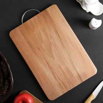 

Cutting board "Rectangular" large, with a metal handle, 35 × 24.5 × 1.8 cm