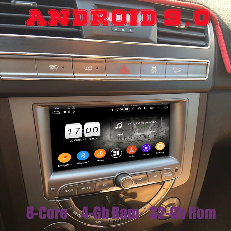 

Octa core PX5 Android 9.0 car radio gps player for Ssangyong rexton 2014-2018 with 4+32G wifi 4g usb bluetooth