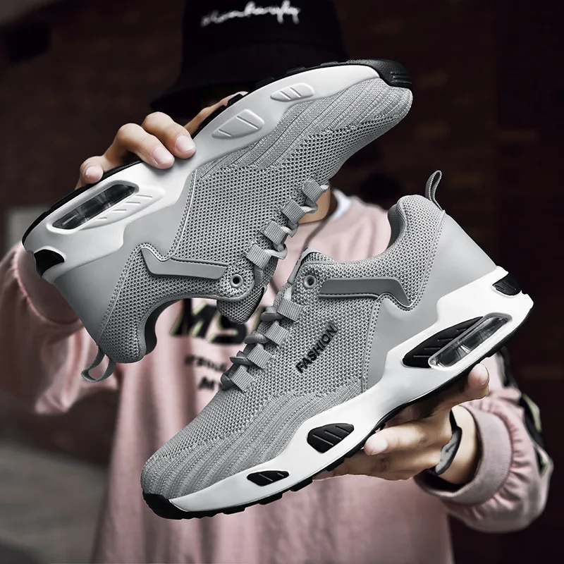 

New Style 2019 New Style Spring MEN'S SHOES Korean-style Trend Versatile Fly Woven Men Sports Casual Running Fashion Network Red