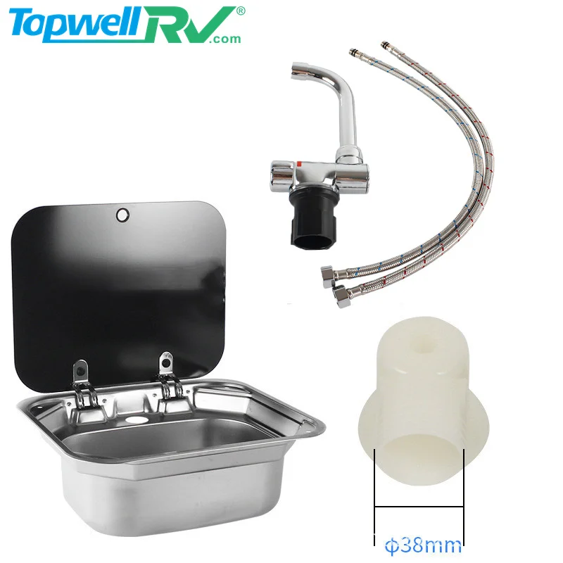TopwellRV Hot Sell RV Caravan Motorhome Kitchen Bathroom Basin Sink