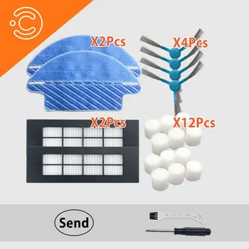 

Robot vacuum cleaner HEPA filter side brush for Conga 3090 series Robot vacuum cleaner robot filter parts accessories