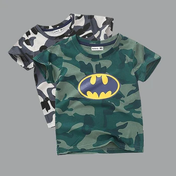 

kids wear Spider-Man short-sleeved T-shirt boys girls summer cotton sweatshirt coat 2020 hot sale 2-8 Age child quality clothing