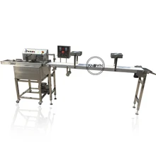 8 кг/серия из нержавеющей стали линия покрытия шоколада/шоколадная технологическая линия