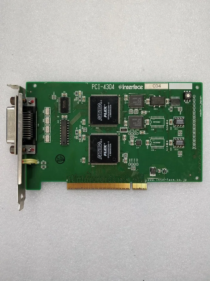 

INTERFACE PCI-4304 original disassemble data acquisition card