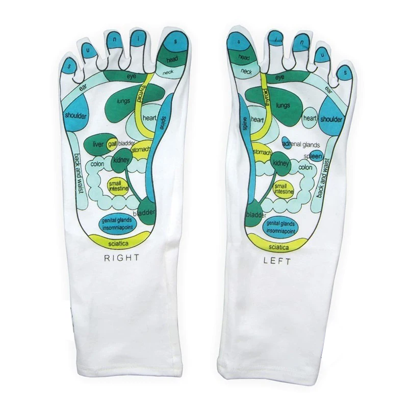 Рефлексология носки с одним носком дизайн Дальний Восток заживляющие принципы носки JS26 - Цвет: Зеленый