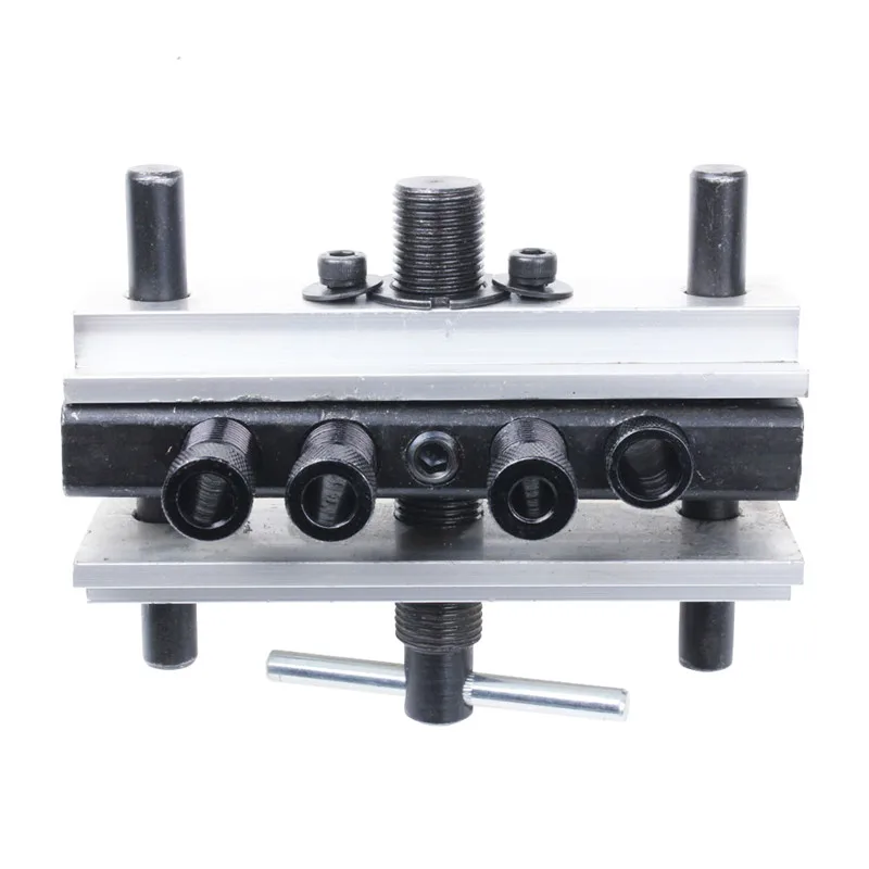 

Woodworking Self Centering Doweling Jig Positioner Aluminum Alloy Dowel Drill Guide Drill Bit Kit Wood Working Carpentry Tools