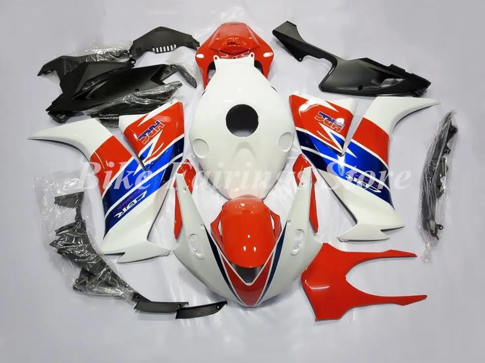 Литьевая Форма ABS мотоцикл обтекатели комплект Подходит для HONDA CBR1000RR 2013 Кузов Набор на заказ синий черный глянцевый