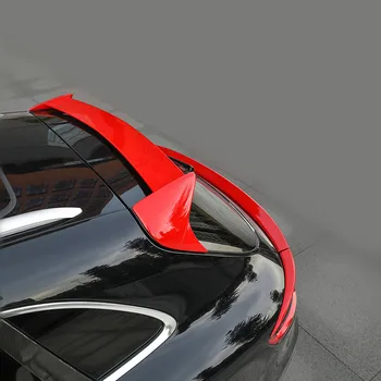 

ABS Red Black Car Exterior Decoration Tail Spoilers Wings Moulding Trim for Porsche Macan 2014 2015 2016 2017 2018 Styling