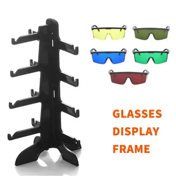 

1Pcs/set 4 Layers Glasses Eyeglasses Sunglasses Show Stand Holder Frame Display Rack Holder Fashion Frame Eyeglasses Plastic