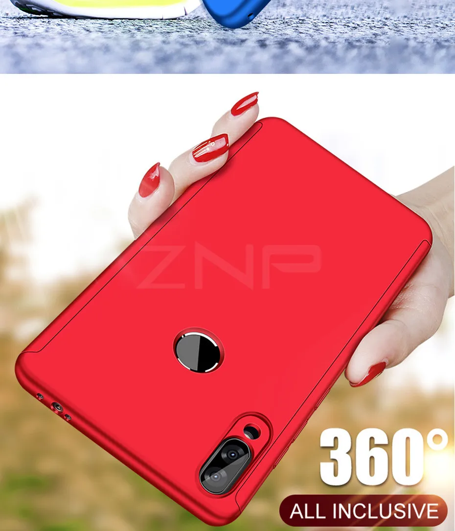 ZNP Роскошные 360 полная защита чехол для телефона для Xiaomi Redmi iPhone 7 6 Plus 5 Plus 7A 6A Капа чехол для телефона Redmi Note 8 7 6 5 K20 Pro крышка Стекло