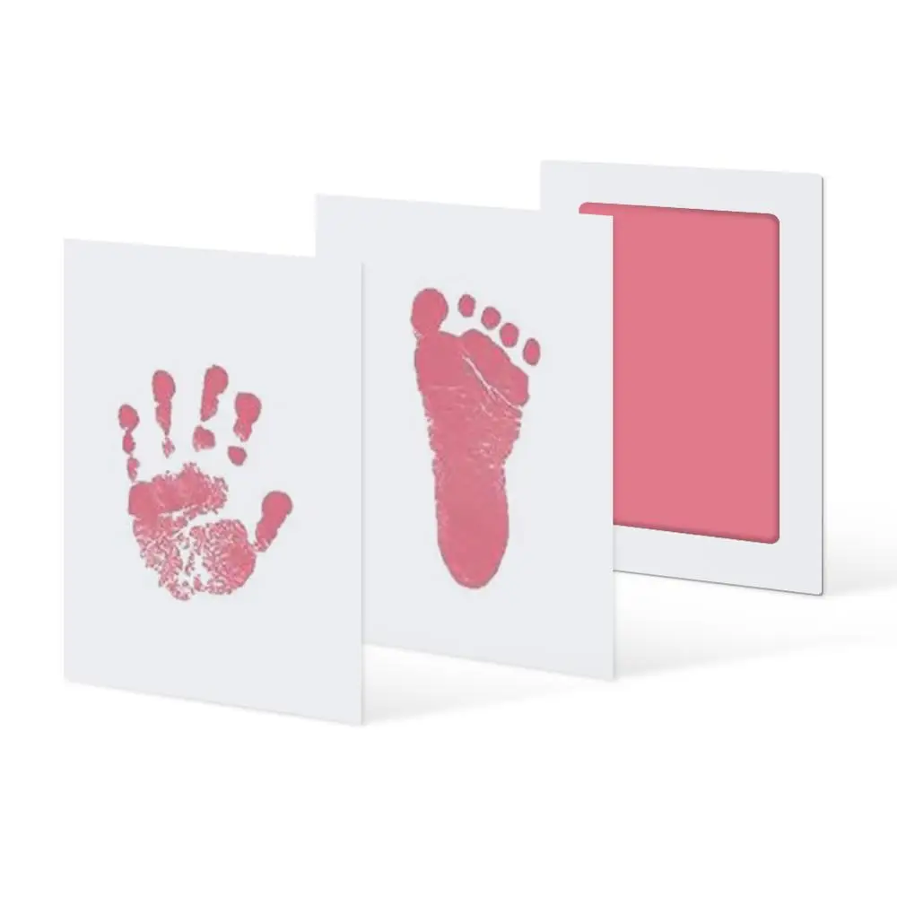 baby boy souvenirs and giveaways	 Cute Safe Non-toxic Baby Inkless Handprint Footprint Kit Hand and Foot Prints for 0-6 months Newborn Gift Decoration newborn family photos Baby Souvenirs