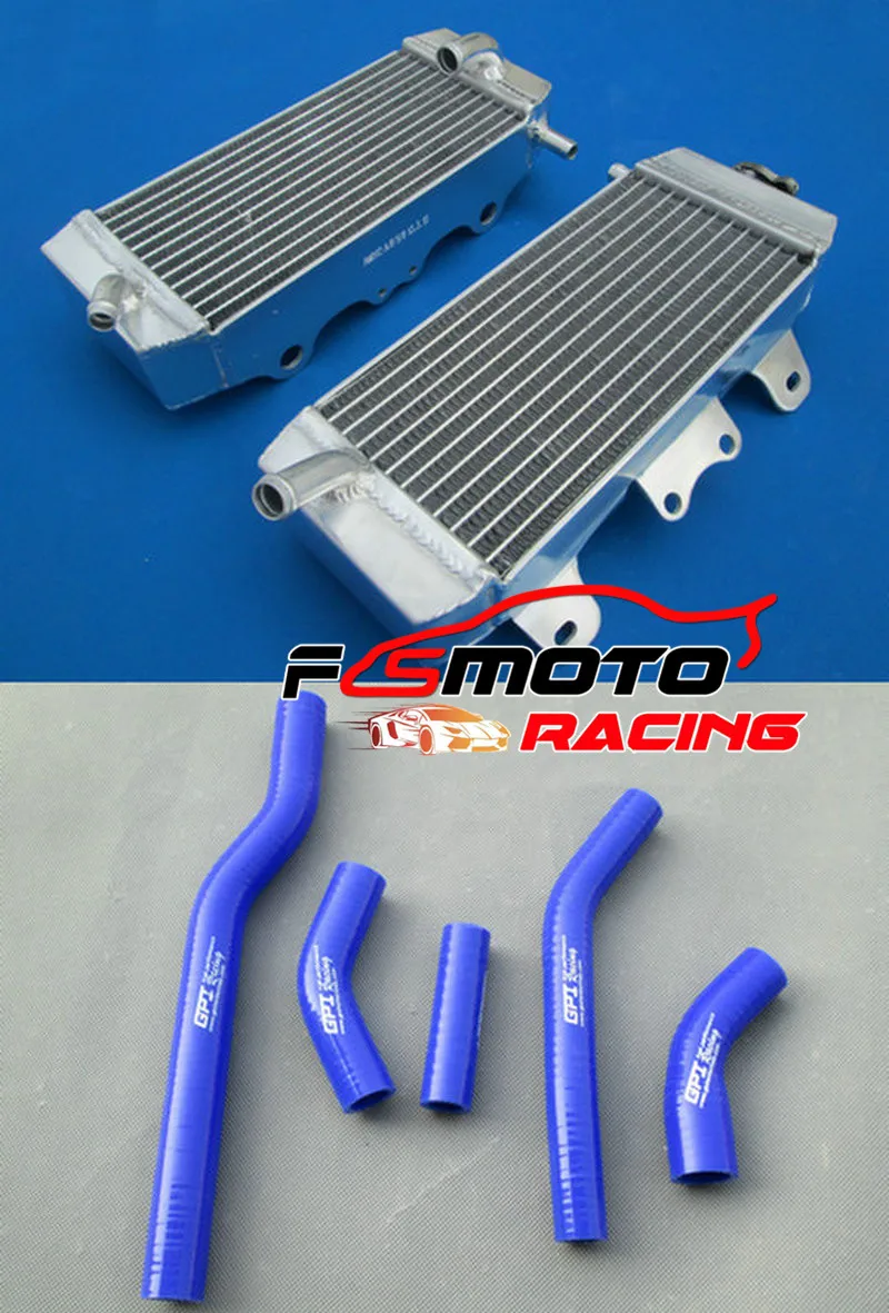 

Aluminum Racing Radiator + Hose Racing For 2007-2009 09 08 07 Yamaha YZ250F YZF250 2006 06/ WR250F