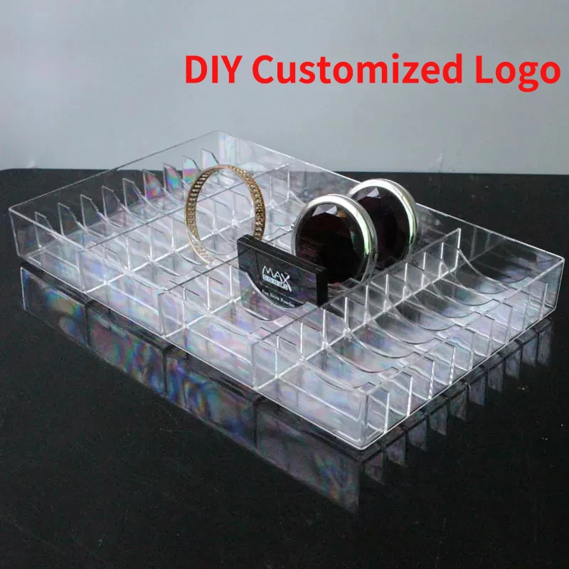 Acrylic High Quality Bracelet Display Box Jewelry Tray Holder Anklet Storage Case Bangle Showcase Make-up box