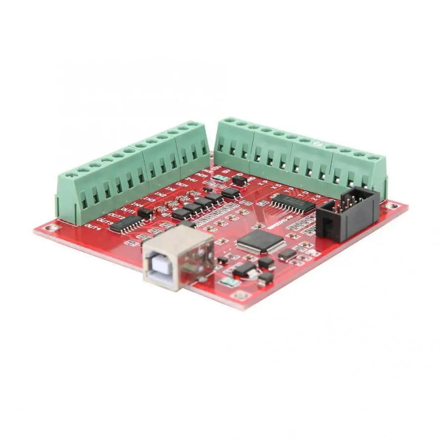 CNC USB MACH3 100Khz красная ломаная Плата Поддержка шагового двигателя привод сервопривод контроллер движения