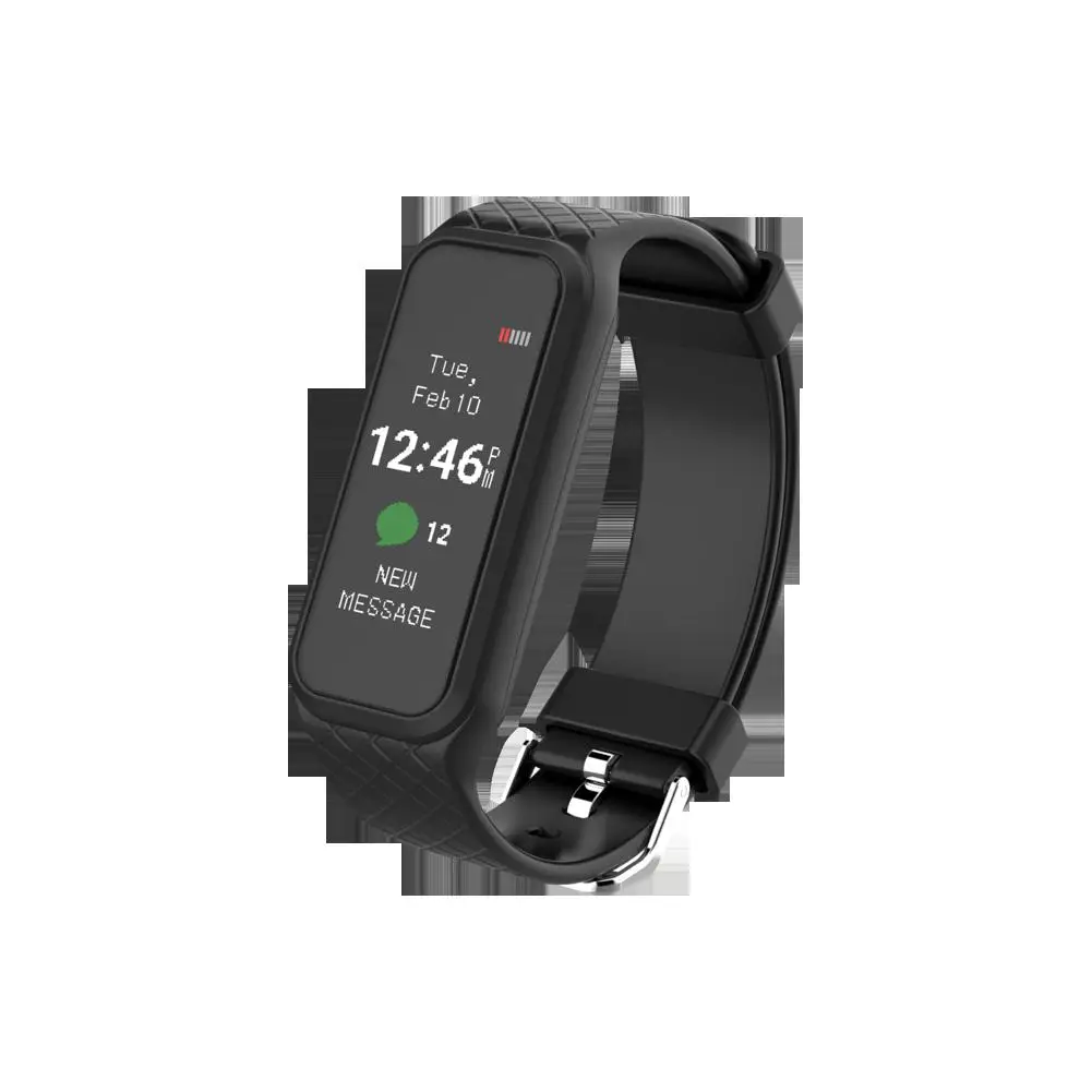

TWISTER.CK 1.06 inch Color Touch Screen Fitness Bracelet Support iOS 7.0+ Android 4.3 + BT 4.0 IP67 Smart Watch Black
