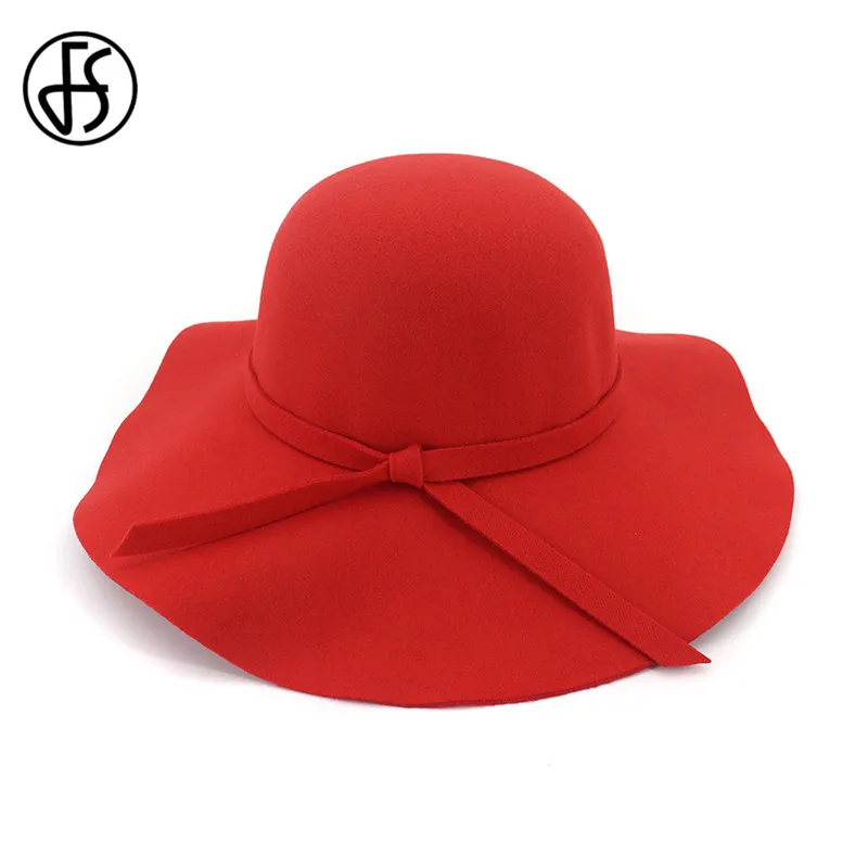 girls black floppy hat