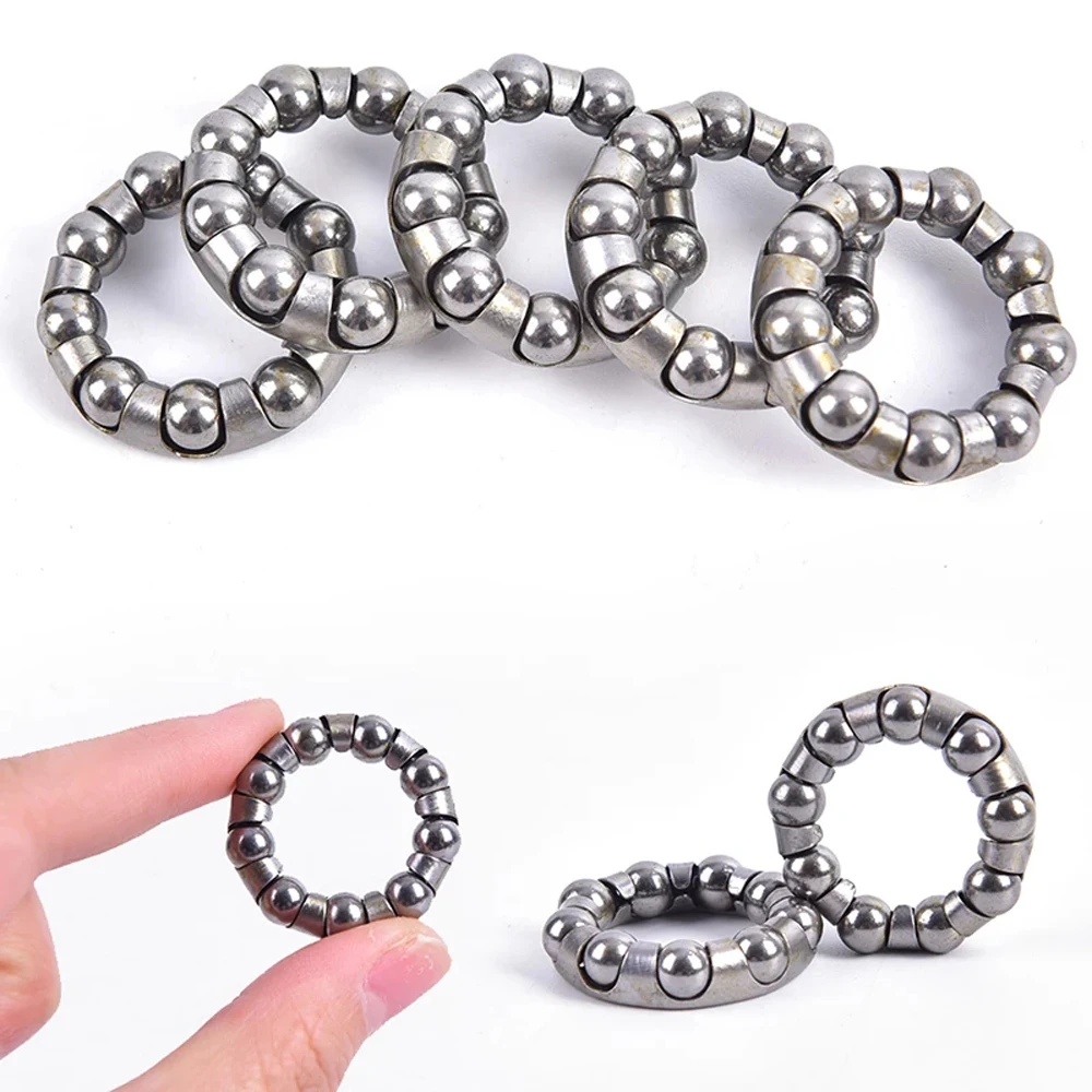 Bearing Bike Ball Bearing Retainer Replacement Stainless Mountain Bike Parts Repair Accessories Durable Bicycle Steel Ball Bearing Suitable for a variety of models, strong and durab ( Color : 10PC