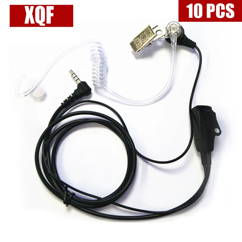 Вакуумные Трубчатые наушники XQF 10 шт. для Yaesu VX1R VX3R VX5R VXT10 VXT20 air guide | Мобильные