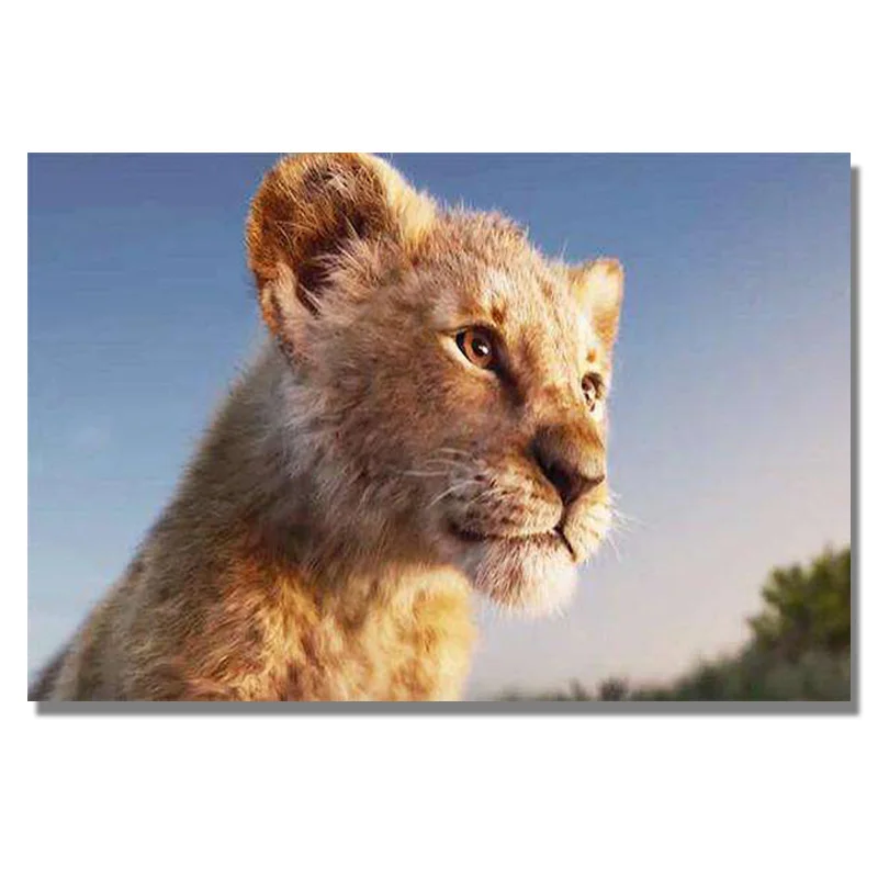 4 Мультфильм Simba алмаз 5d Diy Алмазная картина вышивка крестиком лев Король друзья Рукоделие Алмазная мозаика вышивка домашний декор - Цвет: 4