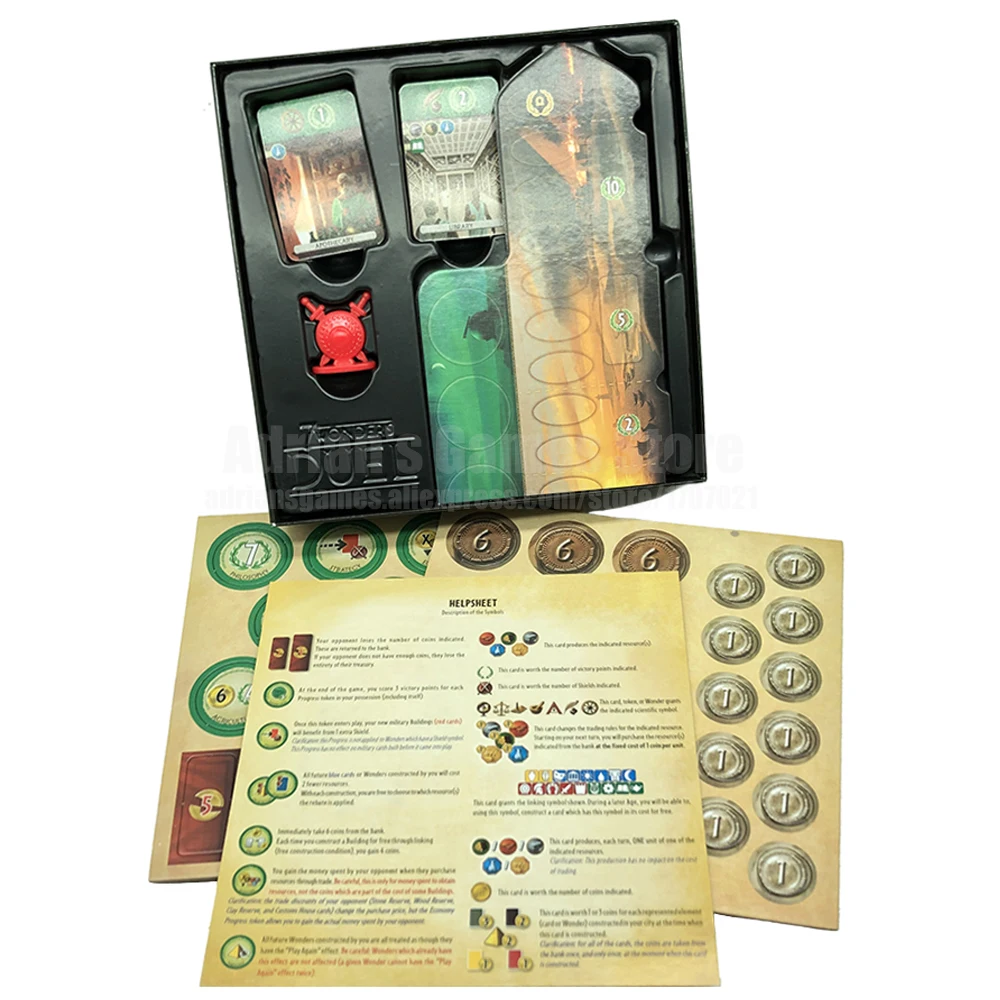 Настольная игра 7 чудеса дуэли 2 игрока|Настольные игры| |