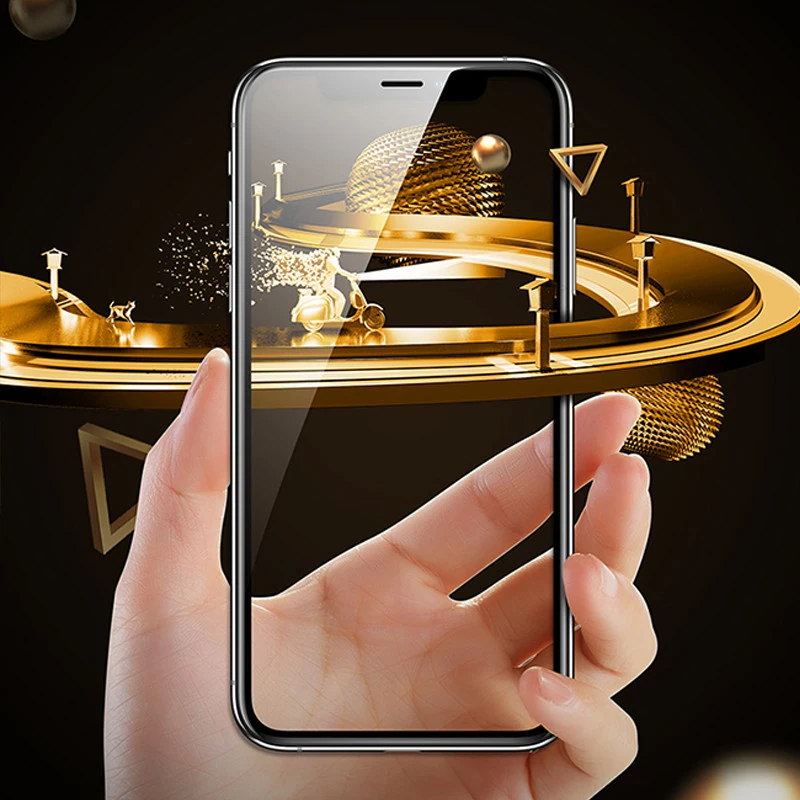 100D покрытие защитное стекло для iPhone 7 8 6 6S Plus закаленное стекло для iPhone 11 Pro Max Защита экрана для iPhone X XR Xs