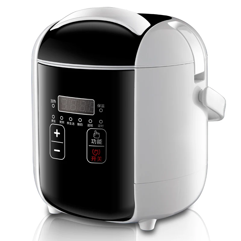 

Rice Cooker 1.6L Small 1-2 People Alloy Liner Timing Reservation Eight Functions Micro-computer Type