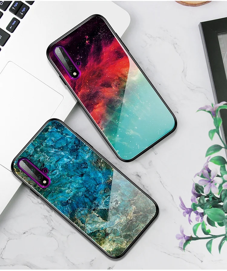 Градиентный стеклянный чехол для Samsung galaxy a50 a50s a70 a40 a10 a10e a20 a20e a30 a30s sumsung a 50 70 40 30 20 10