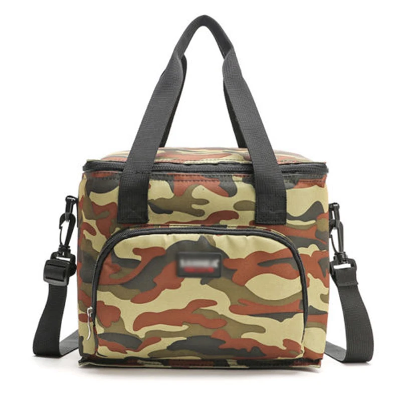 

BBQ Lunch Bag Portable Handbag Shoulder Snacks Organizer Tote Picnic Storage Thermal Cooler