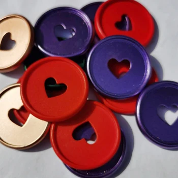 

100PCS Notebook Loose-Leaf Mushroom Hole Plastic Binding Buckle Disk Clip Binding Ring Buckle Notebook Office Learning Supplies