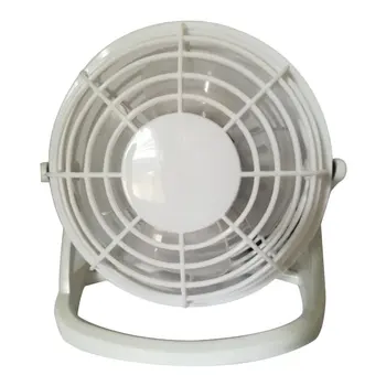 

4-Inch Mini Portable USB Plastic Fan Handheld Desk Cooling Fan 4 Blades Round Home Office Computer Fan Business Gift