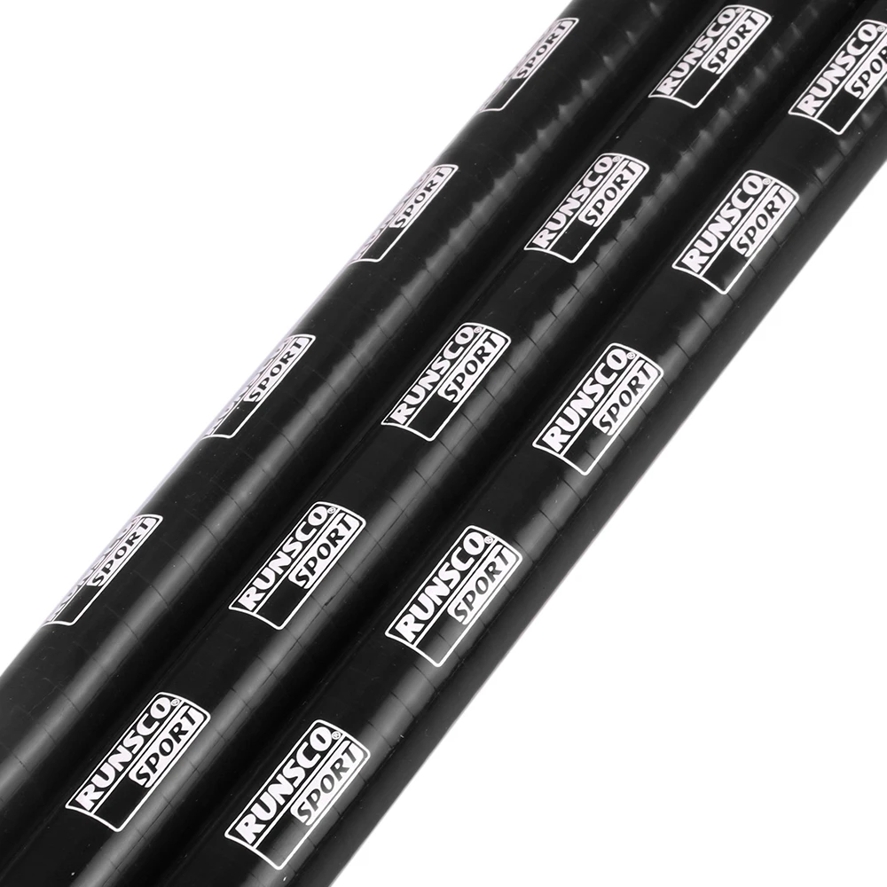 Silicone Hose Meter Silicone Straight Hose ID 12mm 14mm 16mm 19mm Black Coolant Intercooler Turbo Tube Air Intake Piping Water Hose Pipe 4Ply