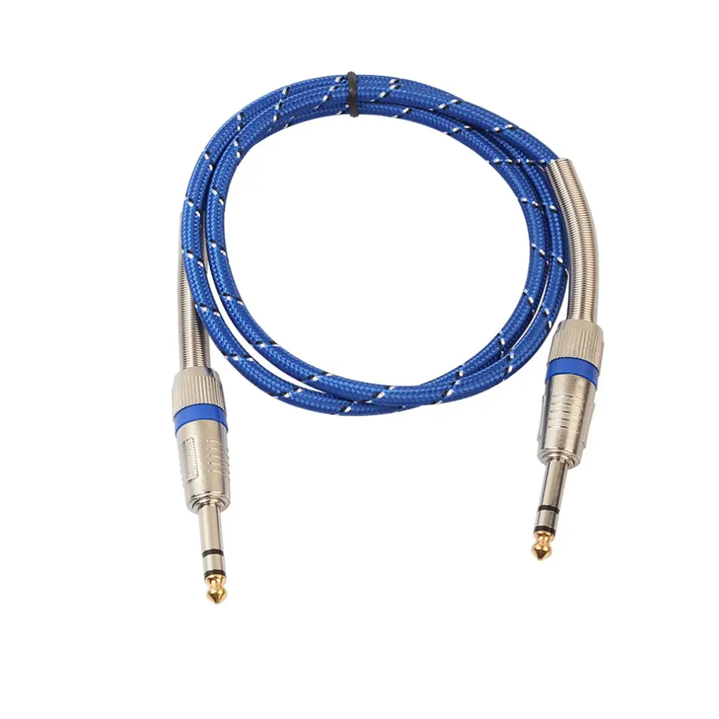 

1.8m Professional Stereo Male To Male Audio Cable Blue Transmission Speed To Support Multi-Device Data Transmission