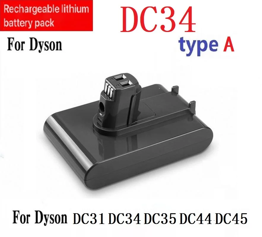 Для Dyson DC34 DC35 DC31 DC44 DC45 вакуумный cleaner22.2V 3500 мА/ч импортные батареи перезаряжаемая