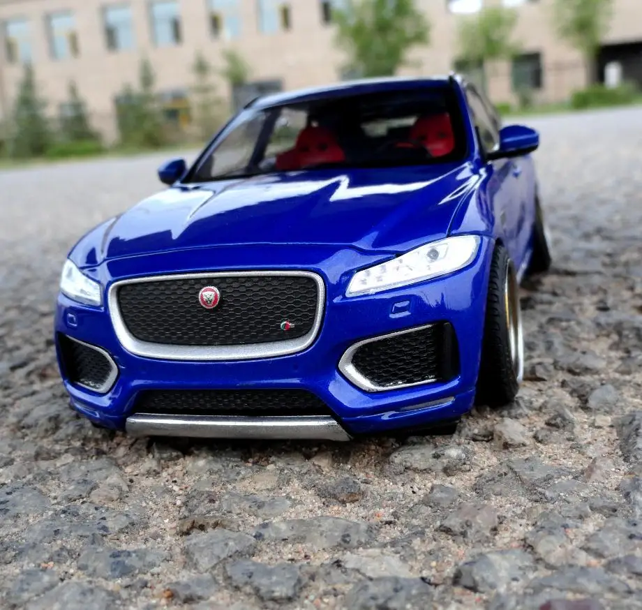 Welly масштаб 1/24 1:24 JAGUAR F Pace автомобиль литый под давлением дисплей из