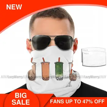 

Milk Mouth Face Mask Boba Facial Mask for Adult Lovely Fashion with Filters Mask