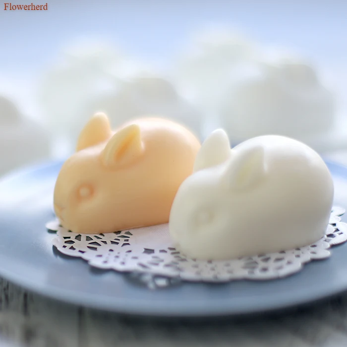 3d Силиконовая форма в виде животных мыло ручной работы 6-луночное кролик силиконовые формы для мыла расходные материалы для изготовления Декор тортов шоколадные конфеты пресс-форм