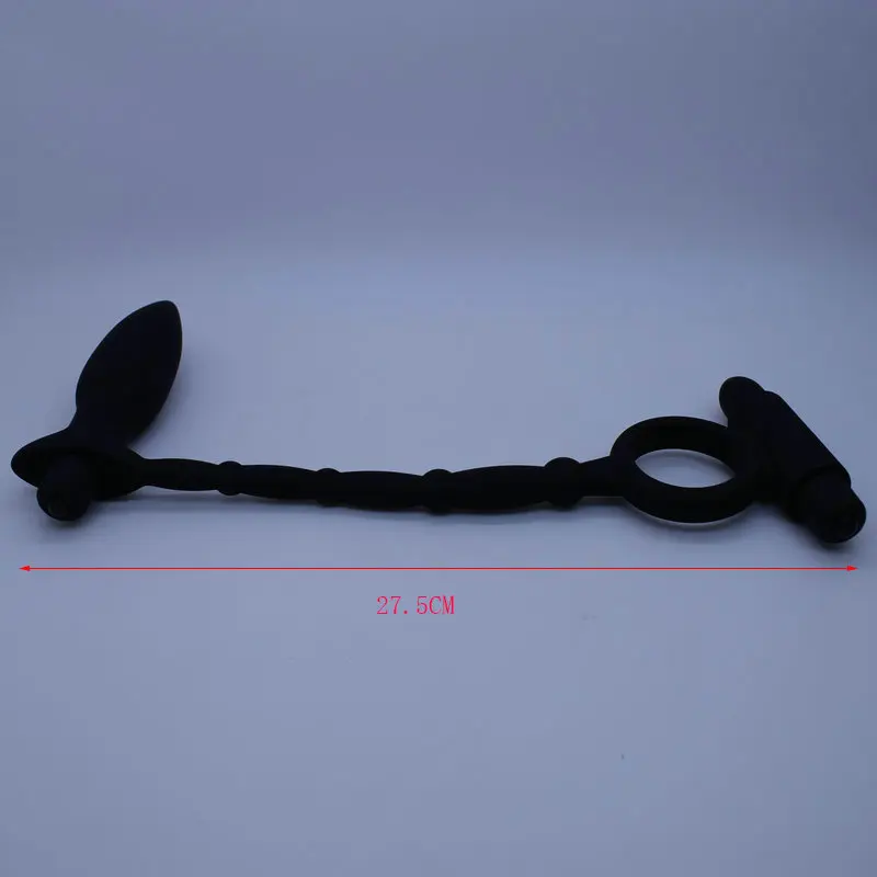 Анальный вибратор с двойным мотором анальная пробка кольцом Мужской мастурбатор