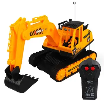 

2 Channel 360 Rotary Electric Remote Control Excavator Model Toy Children Gift