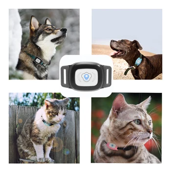 

MiNi Waterproof Cat Dog GPS Tracker GPRS GSM LBS Pet GPS Locator Collar Free APP Real Time Tracking Historic Record Alarm Device