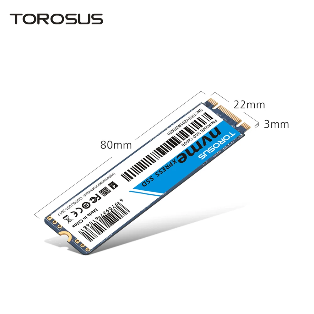 Torosus SSD 128 ГБ диск PCIe SSD M2 жесткий диск Накопитель SSD с протоколом NVME M.2 2280 PCI Express Внутренний твердотельный накопитель для ноутбука
