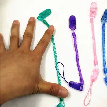 

Baby Pacifier Clip Holder For Nipple Teether Chain For Dummies Safe Plastic Infant Nipple Clip Holders 1 Pcs Sale Season