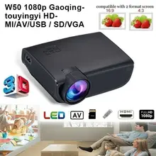 1080P 3D 4K HD светодиодный проектор для домашнего кинотеатра для Android/IOS JLRL88