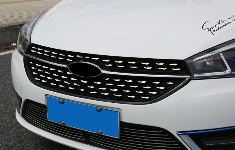 Для Chery ARRIZO5 ARRIZO 5, новинка, нержавеющая сталь, управление, передняя сторона, звездная сетка, блестки, Внешнее украшение, автомобильные аксессуары