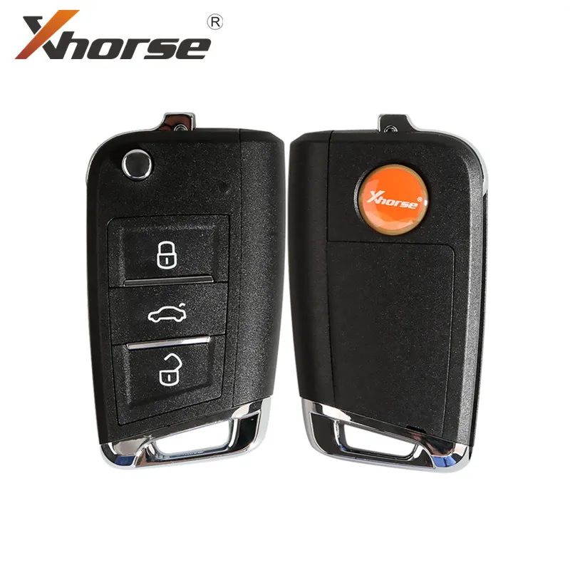 Супер удаленный ключ Xhorse XEMQB1EN MQB 3 кнопки встроенный супер чип английская версия 10